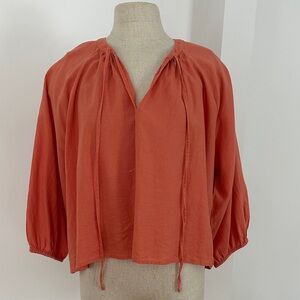 a new day Terracotta Blouse